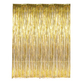 Buy GOLD FOIL FRINGE CURTAIN 36"X96" in Bulk